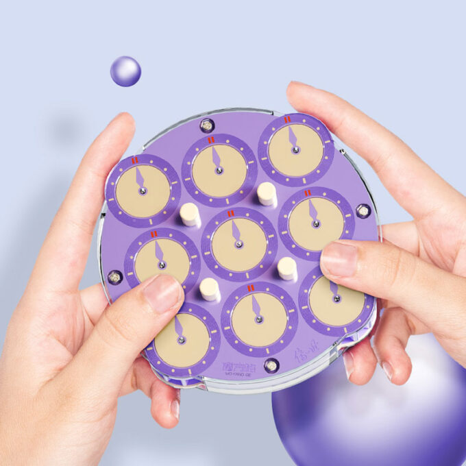 Qiyi Clock Magnetico Lilac